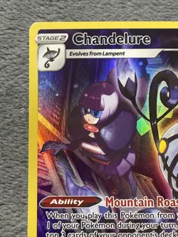 Chandelure TG04/TG30 Full Art Rare Holo Pokemon Card Lost Origin Trainer Gallery - Image 4
