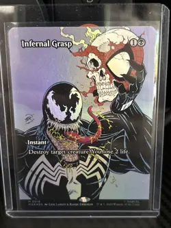 Magic The Gathering MTG Spider-man foil M 0018 INFERNAL GRASP - Image 1