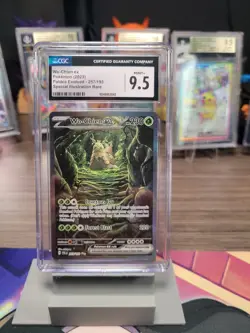 CGC Mint+ 9.5 Wo-Chien ex 257/193 Paldea Evolved SIR 2023 Pokemon TCG - Image 1