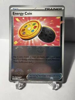 Energy Coin Poke Ball Reverse Holo Uncommon 081/086 - Pokemon - Black Bolt NM - Image 1