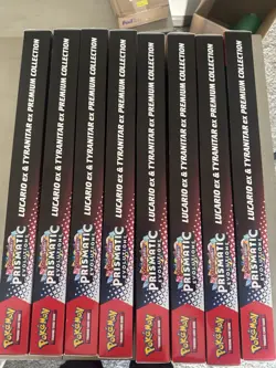 Pokemon Lucario Ex Tyranitar Ex Premium Collection Sam's Club Exclusive Lot Of 8 - Image 5