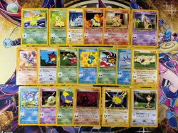 Pokemon Neo Genesis 41/41 Common Set, 33/35 Uncommon Set Unlimited NM - Image 1