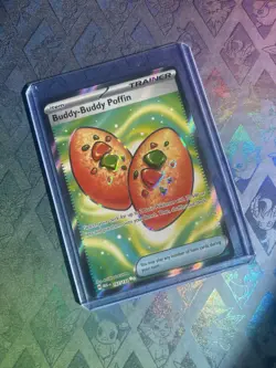 Pokemon TCG: Mega Evolution - Buddy-Buddy Poffin (167/132) Full Art Holo Rare - Image 1