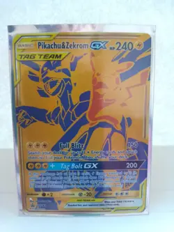 Pikachu & Zekrom GX - SM248 - Pokemon SM Promos #SM248 Promo Holo - NM - Image 1