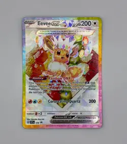 Eevee EX SVP 174 Pokemon TCG S&V Prismatic Evolutions UPC Black Star Promo - Image 1