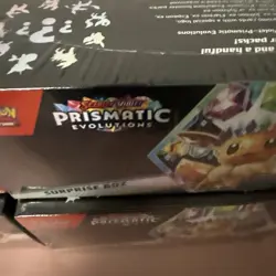 Pokemon TCG Scarlet & Violet Prismatic Evolutions Surprise Box Lot of 4 Sealed - Image 4