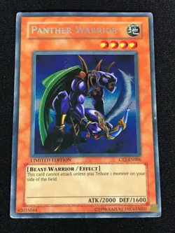 Yugioh Panther Warrior CT2-EN006 Secret (HP) - Image 1