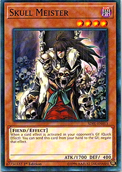Skull Meister SDPL-EN013 Yu-Gi-Oh! Light Play 1st Edition - Image 1