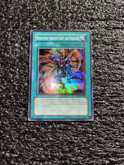 Yugioh! Dedication Through Light and Darkness IOC-095 Super Rare Unlimited LP - Image 1