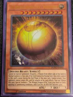 The Winged Dragon of Ra - Sphere Mode DUPO-EN045 Duel Power 1st Edition VLP - Image 1