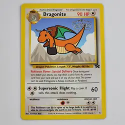 Pokemon Card Dragonite #5 RARE First Movie Stamped NM+ Black Star Promo WOTC - Image 1