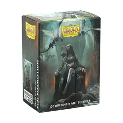 Card Sleeves Non-Standard Sleeves Dragon Shields: (100) Brushed Art - Halloween - Image 1