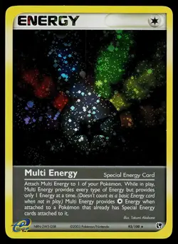 Pokemon Card - Multi Energy Sandstorm 93/100 Reverse Holo - Image 1