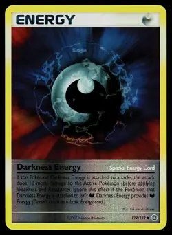 Pokemon Card - Darkness Energy Secret Wonders 129/132 Reverse Holo - Image 1