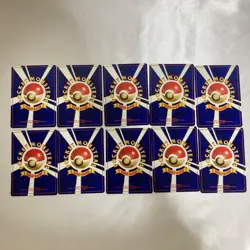 Lot of 10 Vintage 1996 Japanese Pokemon Cards Old Back Pocket Monsters Nintendo - Image 4