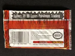 VINTAGE Pokemon TOPPS Trading Cards TV Animation Edition 1 Sealed Pack + extras - Image 4