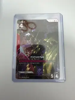 Kshatriya GD01-044 LR+ Alt Art GUNDAM TCG CARD GAME ENGLISH NEWTYPE RISING - Image 1