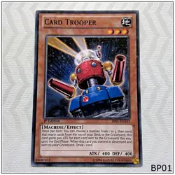 Card Trooper - BP01-EN143 - Starfoil Rare 1st Edition Yugioh - Image 1