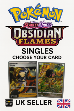 Pokemon OBSIDIAN FLAMES Singles - Choose Card IR UR SIR ACE DR HR - MULTIBUY DI - Image 1