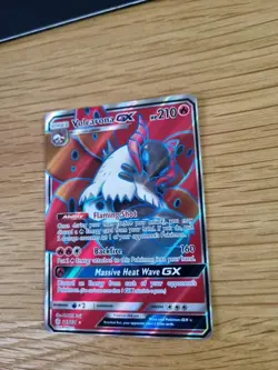 VOLCARONA GX 213/236 POKEMON CARD (COSMIC ECLIPSE SET) FULL ART HOLO - Image 3