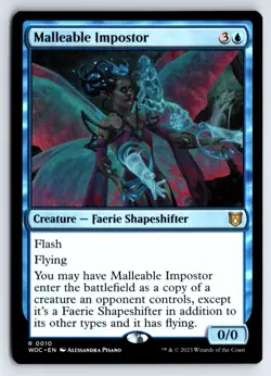 Malleable Impostor -Commander: Wilds of Eldraine - Image 1