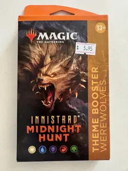 Magic The Gathering Black Innistrad Midnight Hunt Theme Booster Werewolves - Image 1