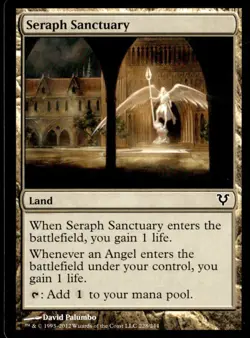 2012 Avacyn Restored Seraph Sanctuary Commander/Common #228 - Image 1