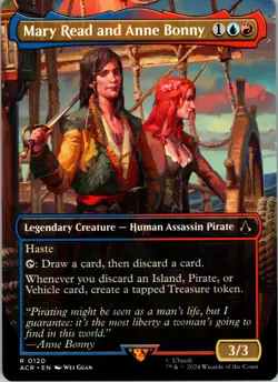 Mary Read and Anne Bonny (Borderless) - Normal - R - - Extended Art - Universes - Image 1