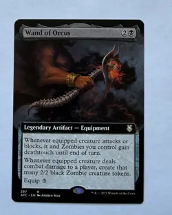 Wand of Orcus (Adventures of Forgotten Realms) 297 Rare NM Booster Fresh - Image 2