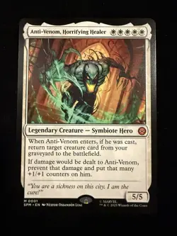 MTG - Anti-Venom, Horrifying Healer Marvel's Spider-Man Mythic Regular #1 NM - Image 1