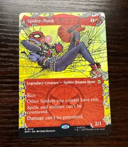 Magic MTG Marvel's Spider-Man Spider-Punk Borderless R0210 SPM - Image 1