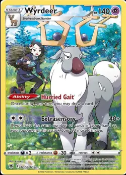 Wyrdeer TG06/TG30 Holo Ultra Rare - Astral Radiance Trainer Gallery Pokemon NM - Image 1