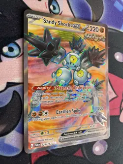 2023 Pokemon Scarlet&Violet Paradox Rift SandyShocks EXSecret DoubleRare 228/182 - Image 2
