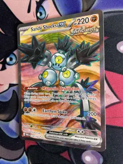2023 Pokemon Scarlet&Violet Paradox Rift SandyShocks EXSecret DoubleRare 228/182 - Image 3