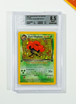 Pokemon BGS 8.5 Dark Vileplume #13 1st Edition Team Rocket 2000 Italiano - Image 1