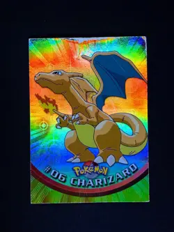 topps Pokemon TV Animation Edition Series 1 Rainbow Foil #06 Charizard #6 - Image 1
