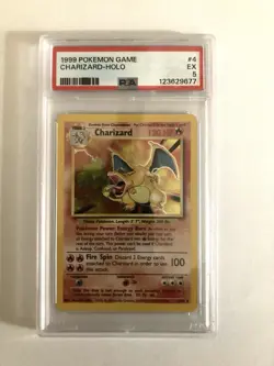 (4) PSA 1999 Pokemon Charizard Base Set Unlimited Holo 4/102 LOT (PSA 5,5,3,2) - Image 3