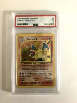 (4) PSA 1999 Pokemon Charizard Base Set Unlimited Holo 4/102 LOT (PSA 5,5,3,2) - Image 5