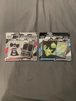 2 Pokemon TCG SV10.5 Black Bolt & White Flare Tech Sticker Collection Bundle New - Image 1