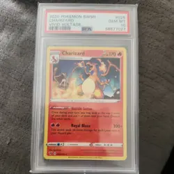 Charizard 025/185 Vivid Voltage Non-Holo Rare Pokemon PSA 10 Gem Mint - Image 1