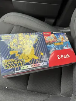 Pokemon Surging Sparks Elite Trainer Box + Booster Bundle COSTCO 2-PACK 2025 - Image 1
