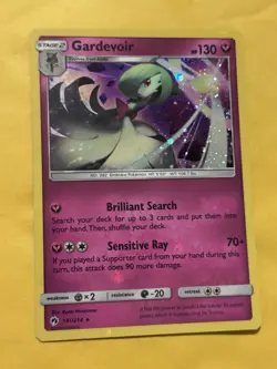 Gardevoir holo Bleed Cosmos Lost Thunder Rare Pokemon TCG 141/214 Sun & moon Nm - Image 1