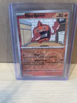 Pokemon Destined Rivals | Heat Rotom 043/182 Reverse Holo MINT/NM - Image 1