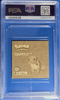 PSA 10 Gem Mint 1999 Pokemon ~ Squirtle ~ Series 1 Rare Gold Sticker ArtBox #G06 - Image 2