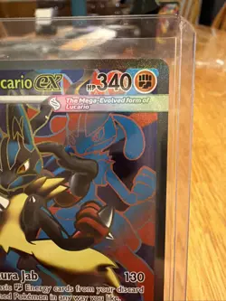 Pokemon TCG Mega Lucario EX 160/132 Ultra Rare Holo NM Mega Evolutions Full Art - Image 3