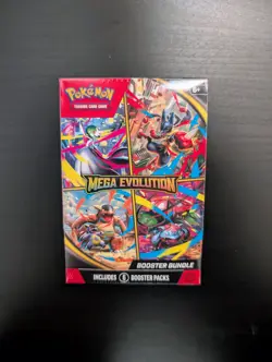 2025 Pokemon TCG Mega Evolution Booster Bundle Box 6 Booster Packs SEALED NEW - Image 1