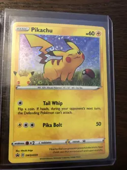 Pikachu SWSH039 Holo - Pokemon 25th Anniversary General Mills Promo NM - Image 1