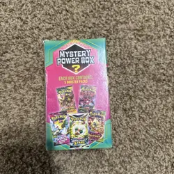 Pokemon Mystery Power Box Walmart MJHoldings 2022 Sealed 1:10 Odds 5 Packs 728192538599 - Image 1