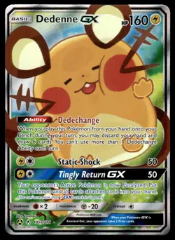 Pokemon TCG Alternate Art Promos #195a/214 Dedenne GX NM - Image 1