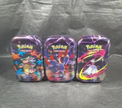 POKEMON TCG MEGA EVOLUTION Mini Tins SET OF 3 NEW SEALED FREE SHIPPING - Image 1